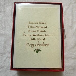 Box of 15  Christmas Greeting Cards with Envelopes